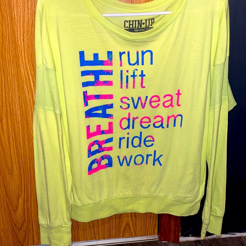 Neon Green workout shirt